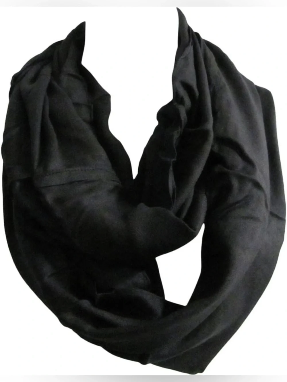 NWT‎ World Market Infinity Scarf Black